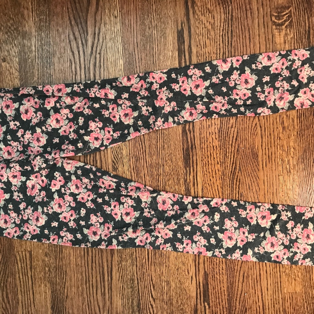 Rose Printed Child's Leggings